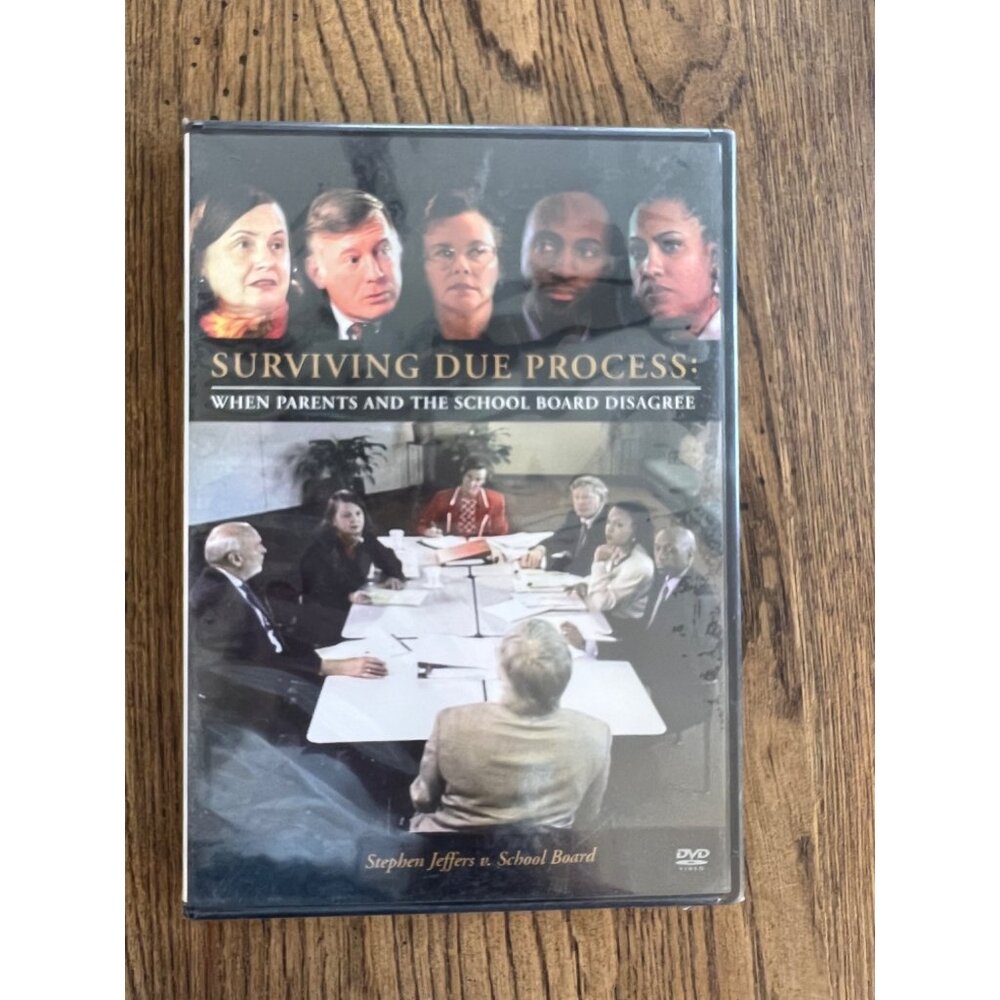 Surviving Due Process DVD: When Parents & The School Board Disagree NEW